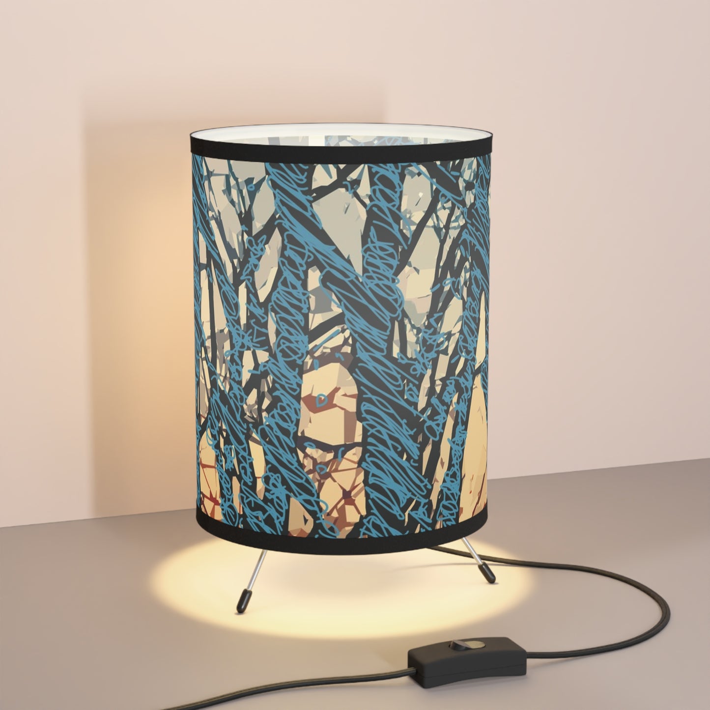 SALT WAVES COLLECTION: Tree-Inspired Tripod Lamp brings art to life!