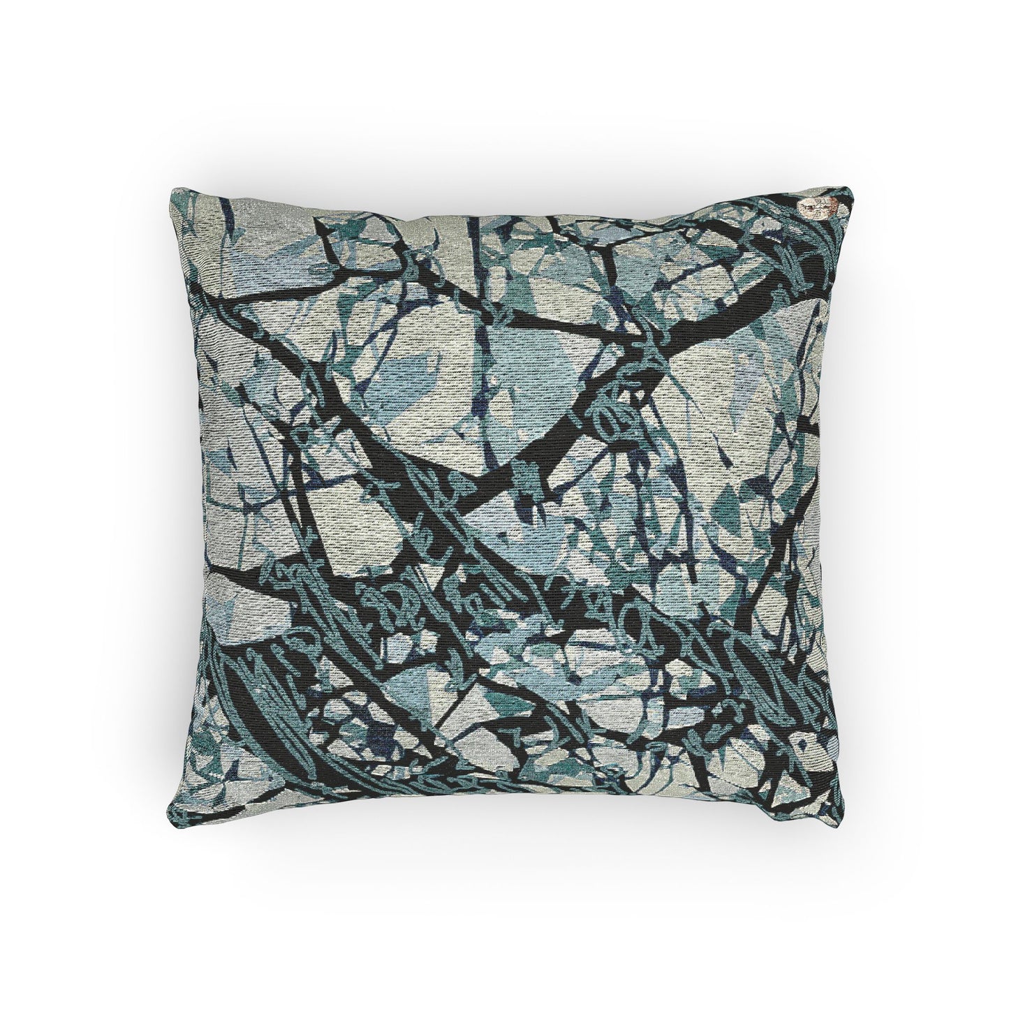 Blue Sunset Woven Pillow