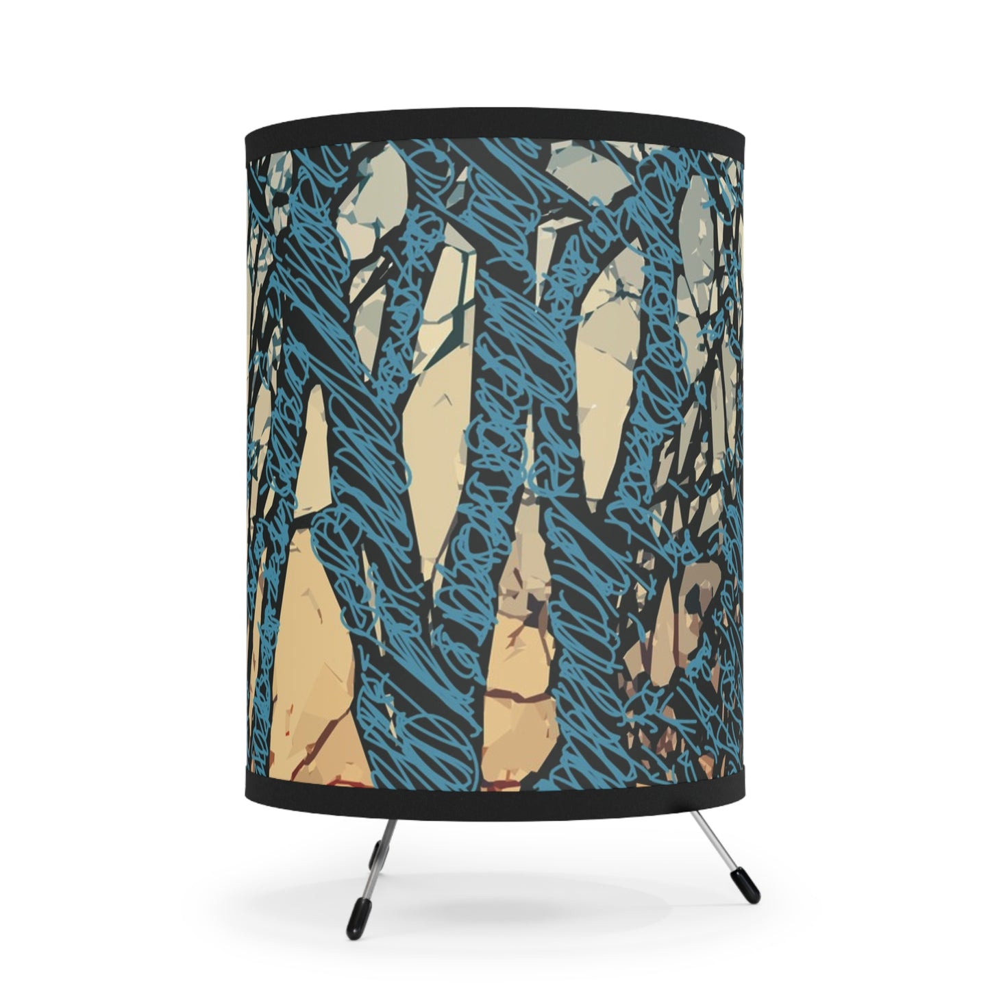 SALT WAVES COLLECTION: Tree-Inspired Tripod Lamp brings art to life!