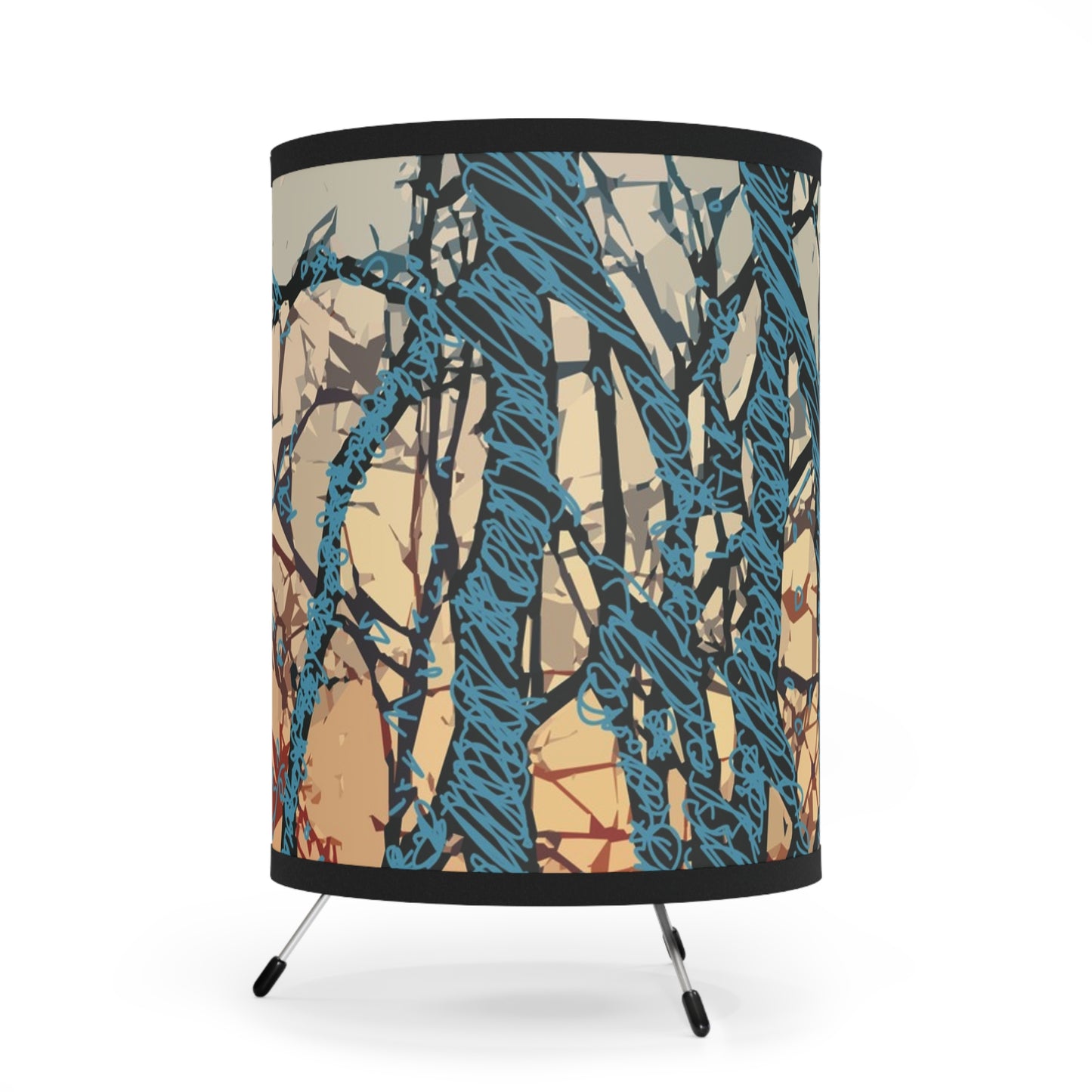 SALT WAVES COLLECTION: Tree-Inspired Tripod Lamp brings art to life!