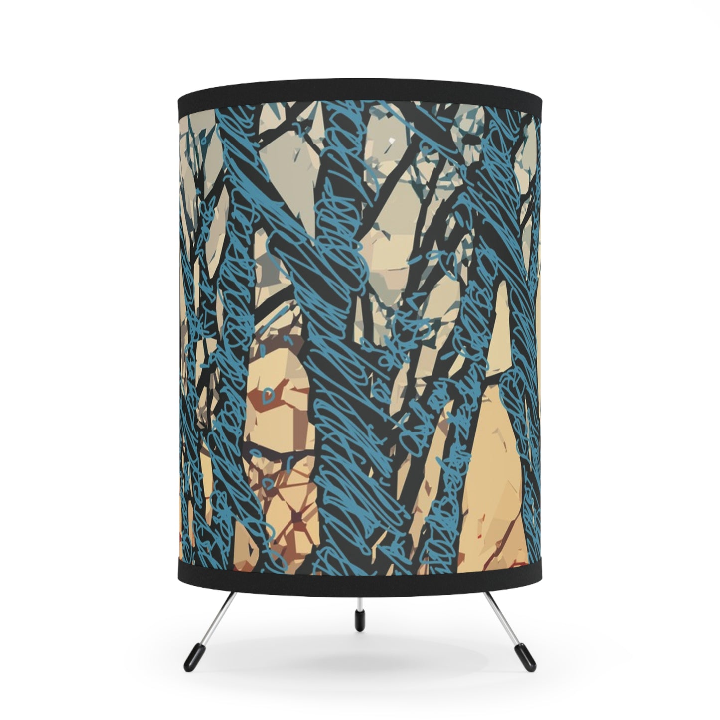 SALT WAVES COLLECTION: Tree-Inspired Tripod Lamp brings art to life!