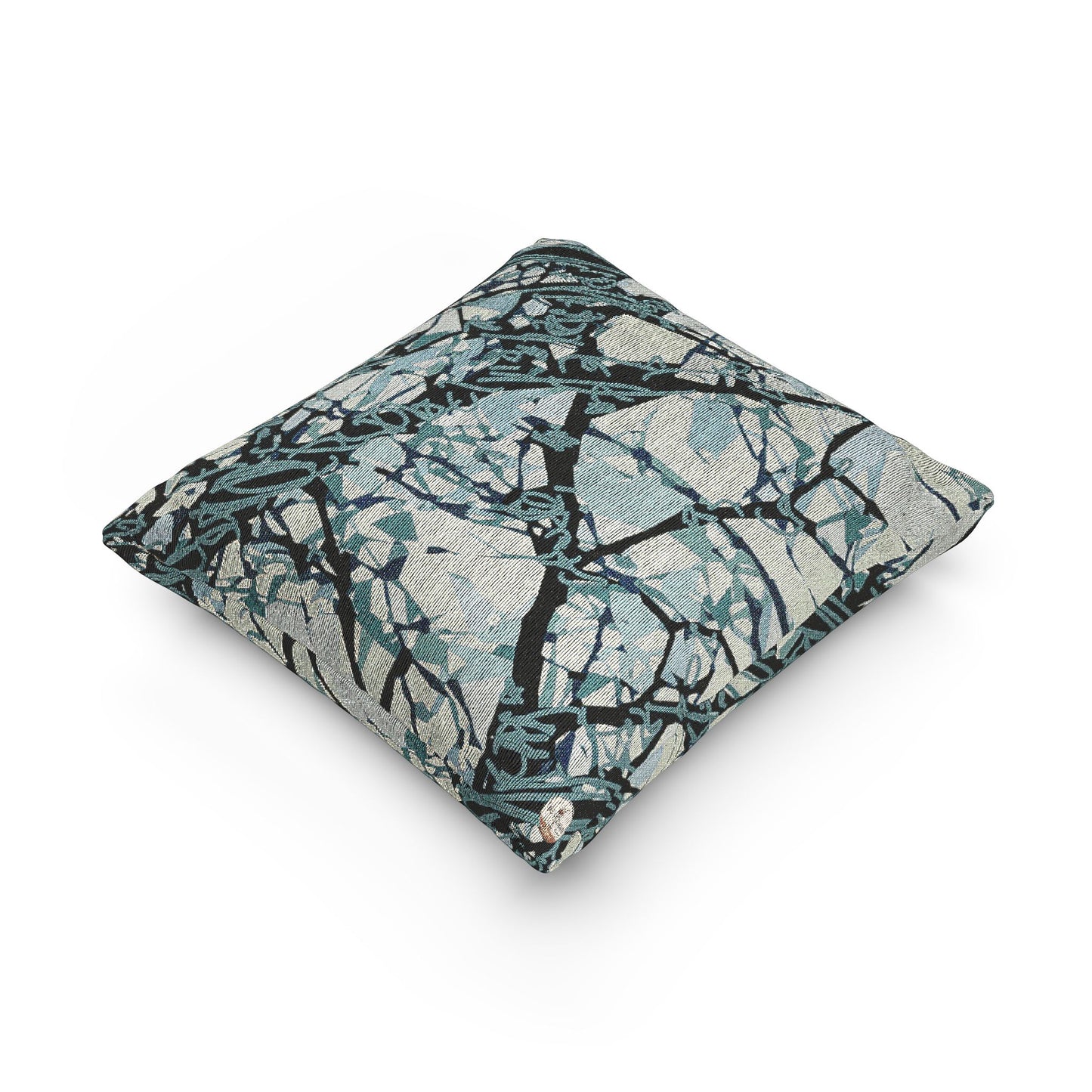 Blue Sunset Woven Pillow