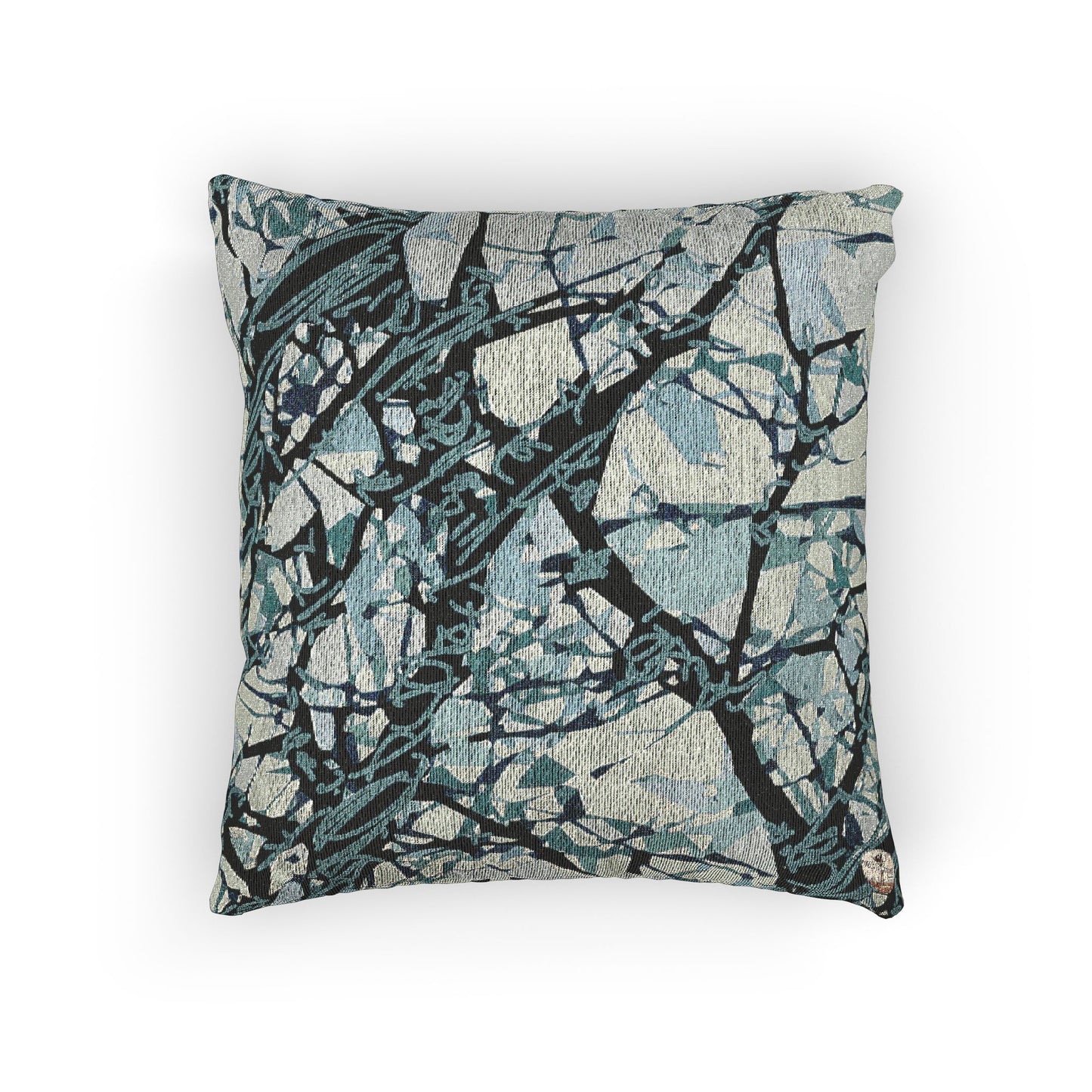 Blue Sunset Woven Pillow