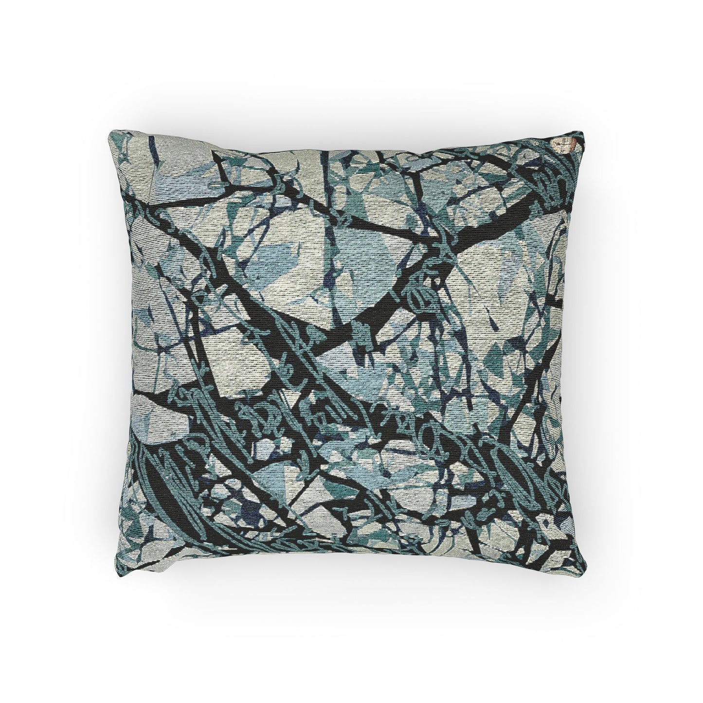 Blue Sunset Woven Pillow