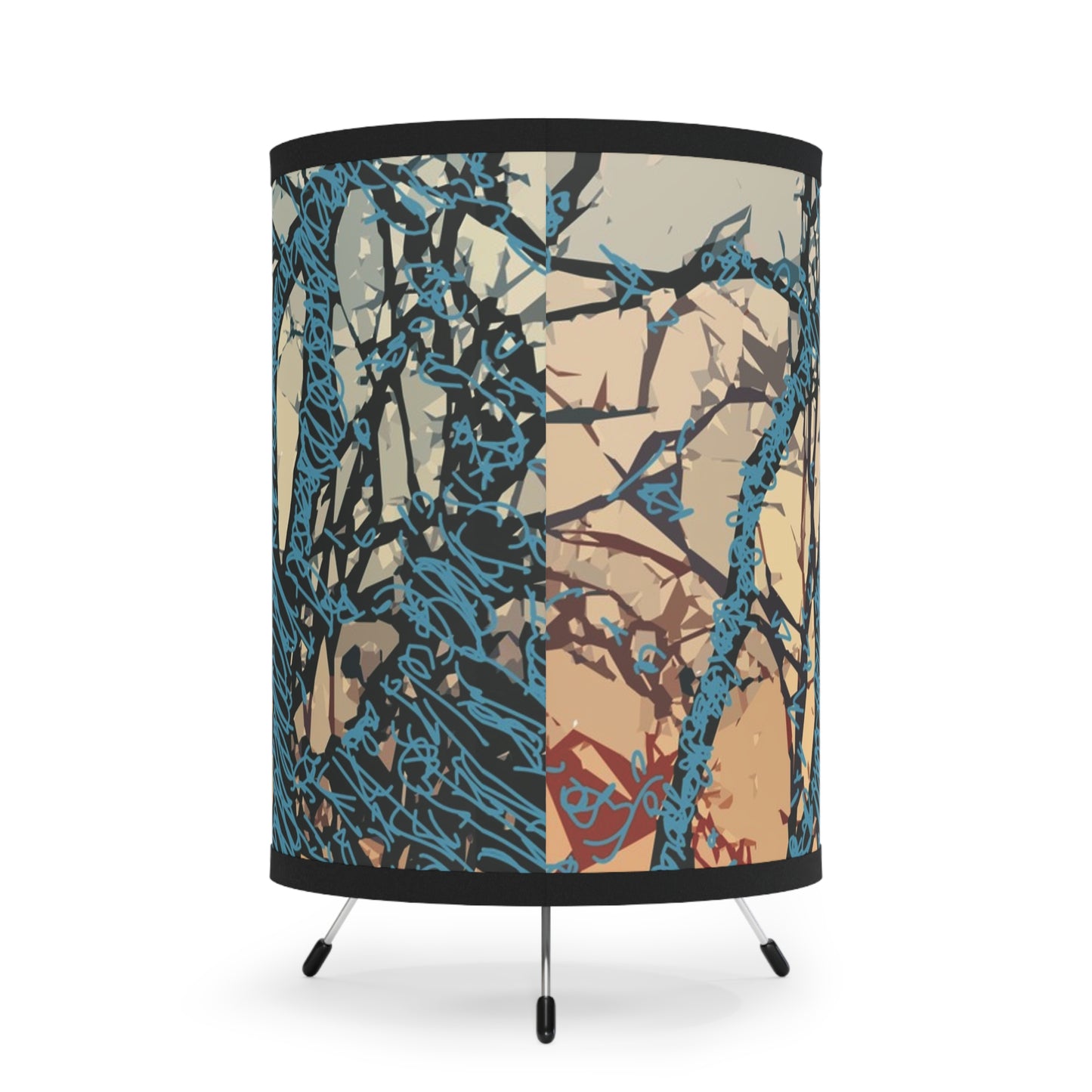 SALT WAVES COLLECTION: Tree-Inspired Tripod Lamp brings art to life!