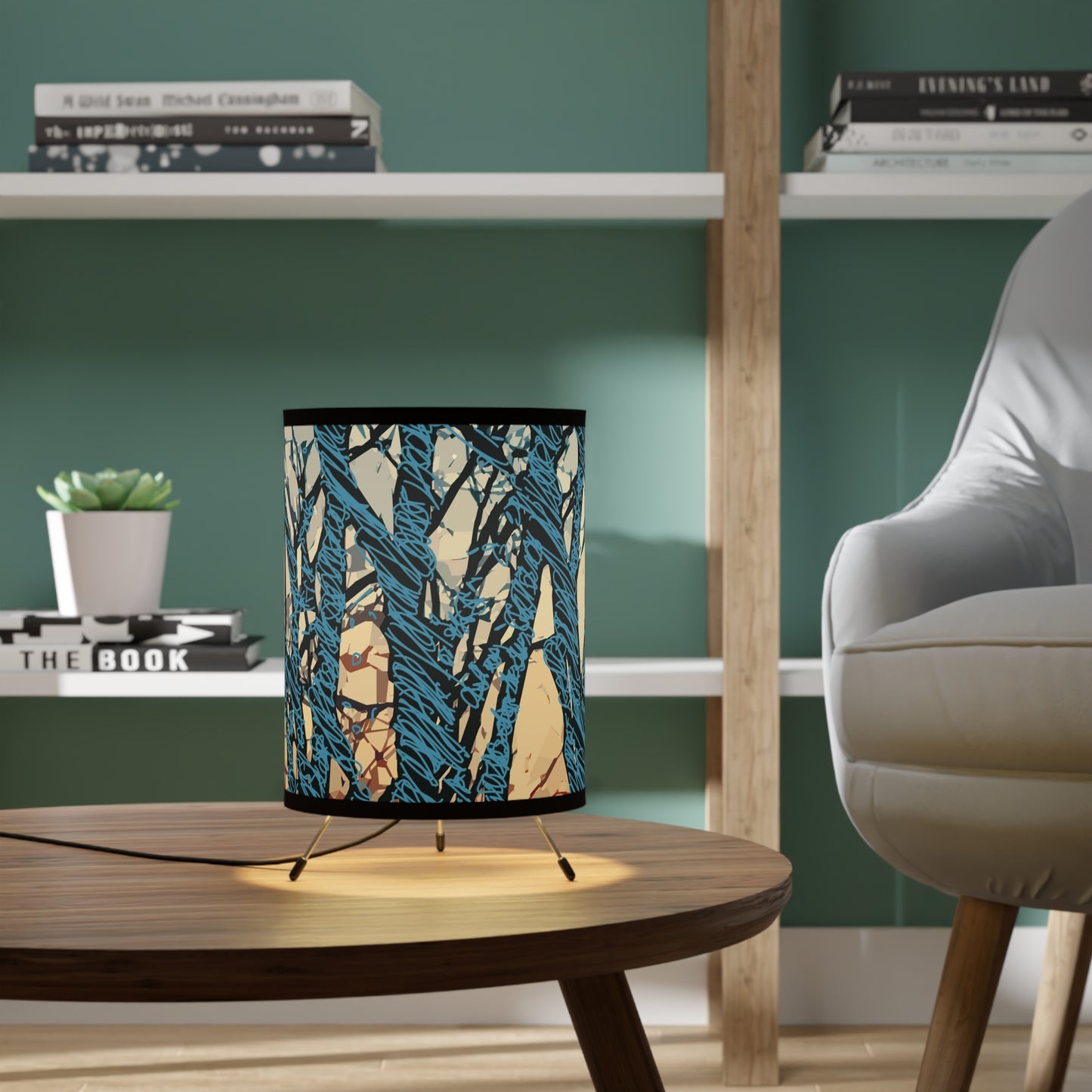 SALT WAVES COLLECTION: Tree-Inspired Tripod Lamp brings art to life!